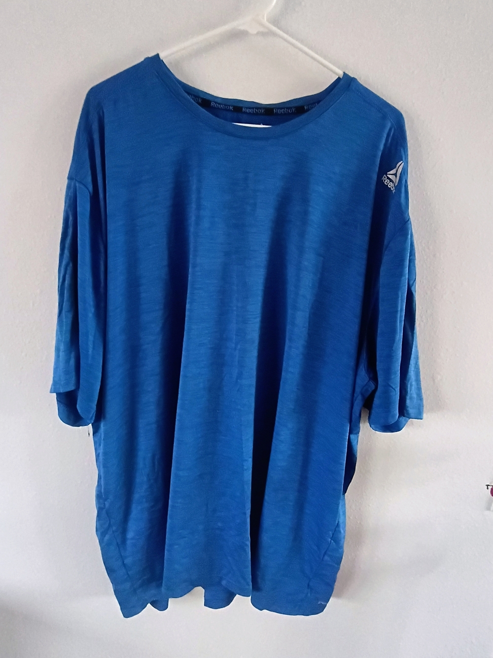 Reebok 3XL Blue Performance Athletic Shirt Big Tall Workout Tee